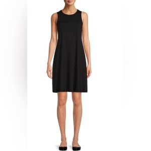 TIME AND TRU Sleeveless Black Knit Dress - Size Medium